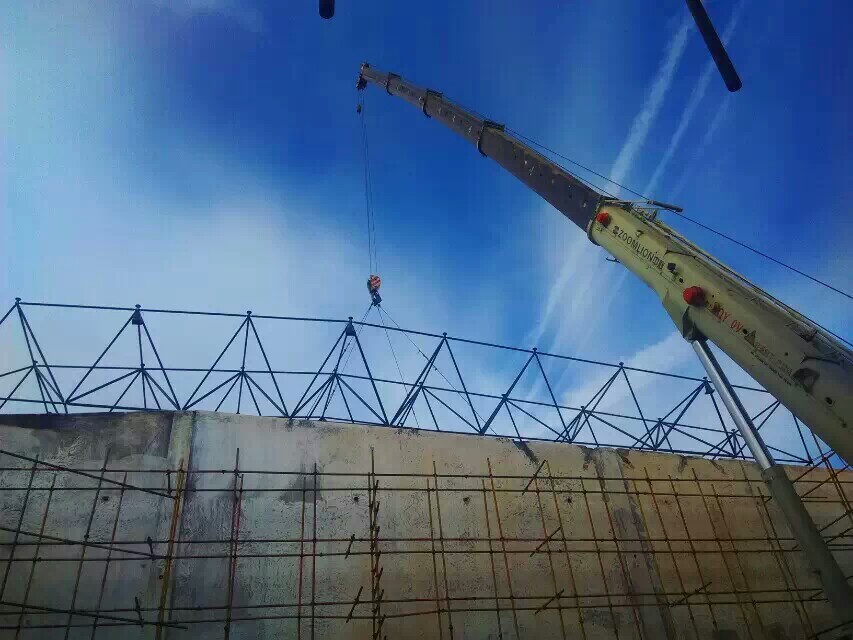 七台河食堂网架结构工程